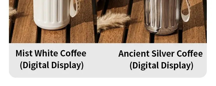 Stainless Steel Insulated Cup Display Temperature Coffee Cup Intelligent Car Mounted Water Cup Gift Drinking Tool