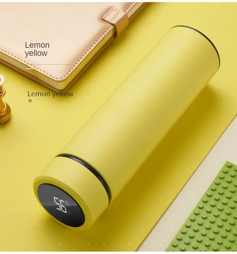 500ML Stainless Steel Thermos Cup with Separator 316 Smart Cup High Value Gift Cup Coffee Cup Father's Gift Cold Cup To Business