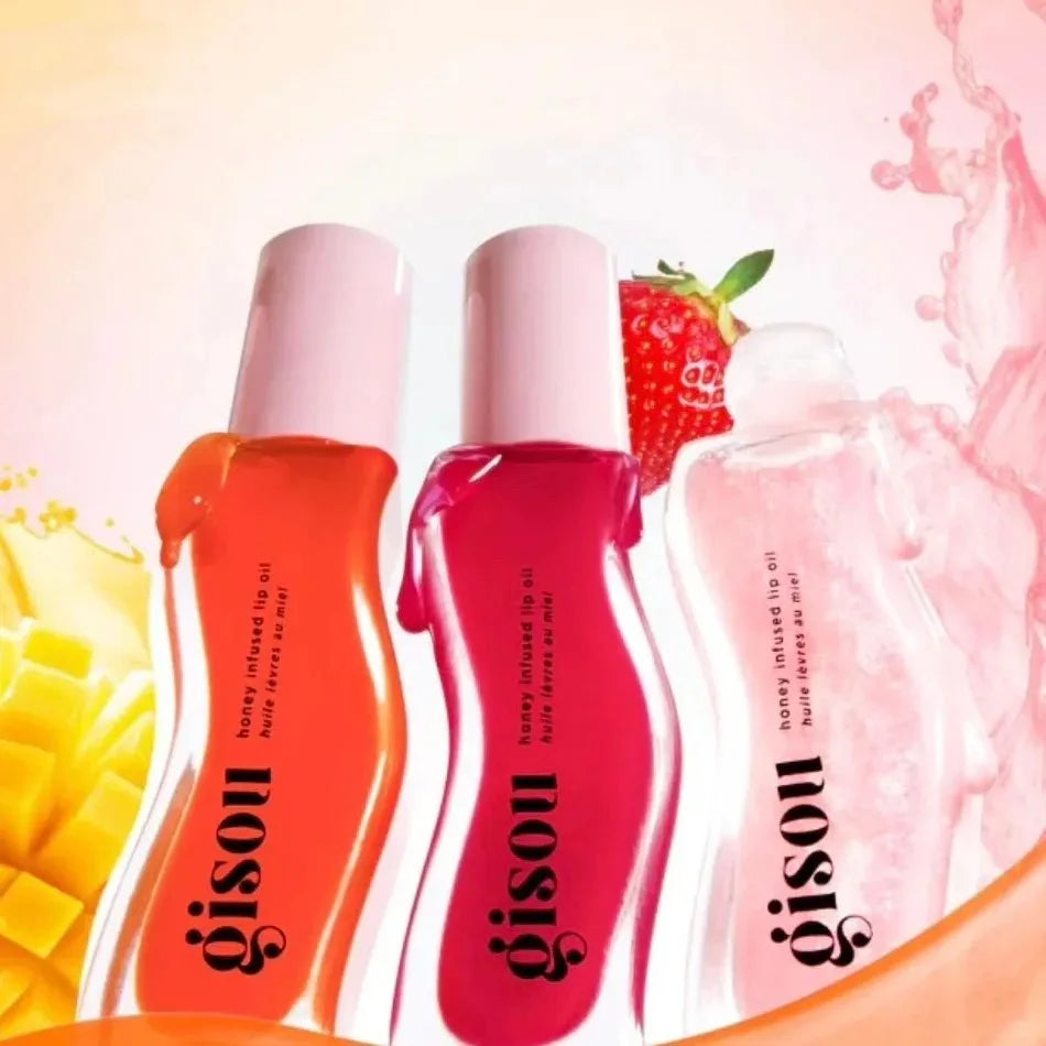 Gisou New Autumn Winter Limited Edition Long-lasting Moisturizing Lip Oil Gloss Care Lips Plumping Exfoliating Milky Mocha Gloss