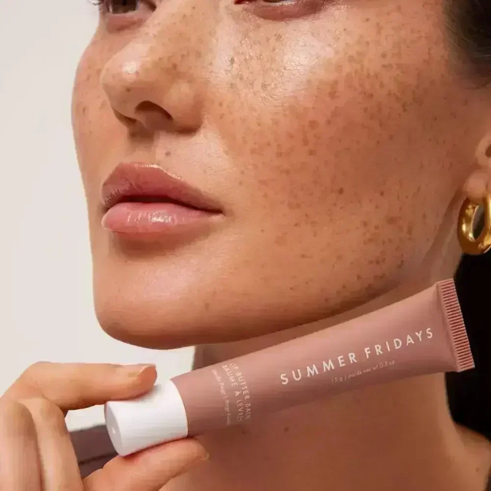 NEW Summer Fridays Mini Lip Gloss Set Vanilla Beige Lip Balm Long Lasting Moisturizing Smooth Soft Tube Makeup Lip Care Suit