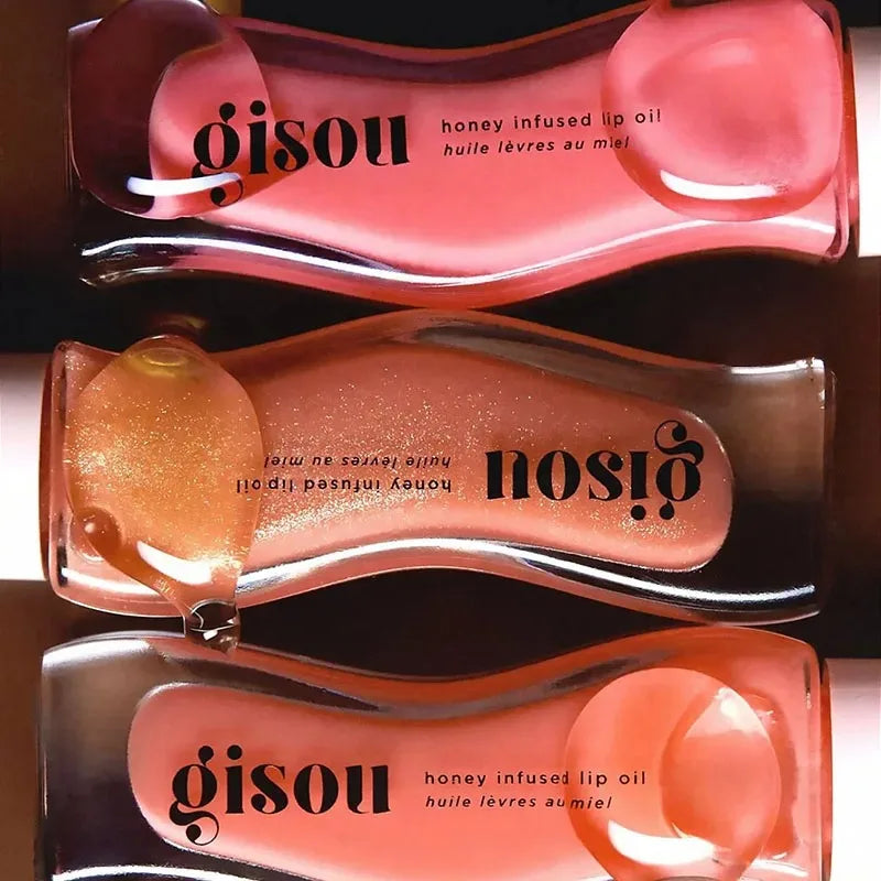 Gisou New Autumn Winter Limited Edition Long-lasting Moisturizing Lip Oil Gloss Care Lips Plumping Exfoliating Milky Mocha Gloss