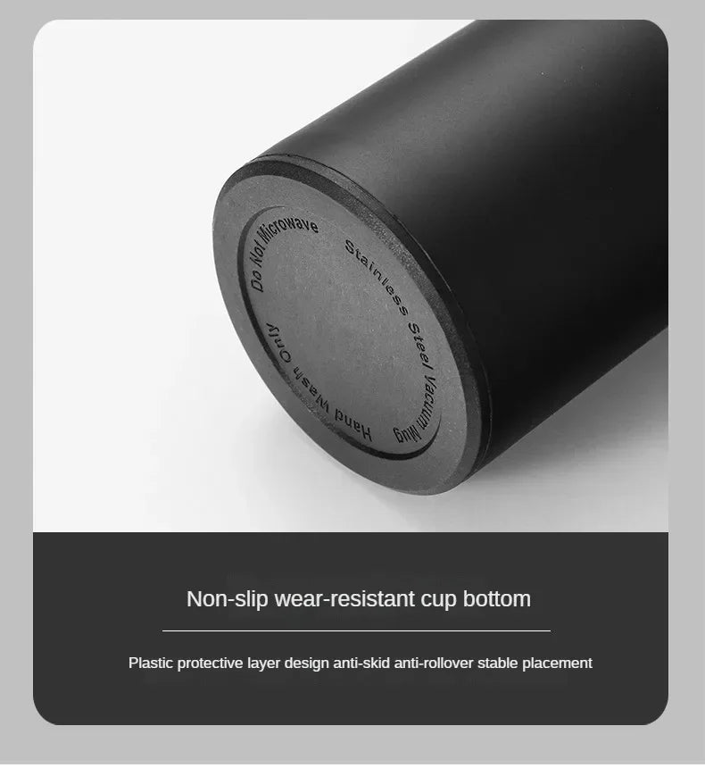 500ML Stainless Steel Thermos Cup with Separator 316 Smart Cup High Value Gift Cup Coffee Cup Father's Gift Cold Cup To Business