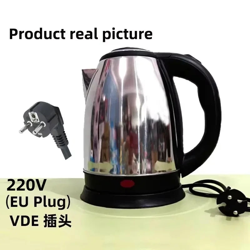 2L Food-grade Stainless Steel Electric Kettle Fast Boiling Hot Water Heater, Multi-purpose Teapot for Coffee, Beverage Daily Use