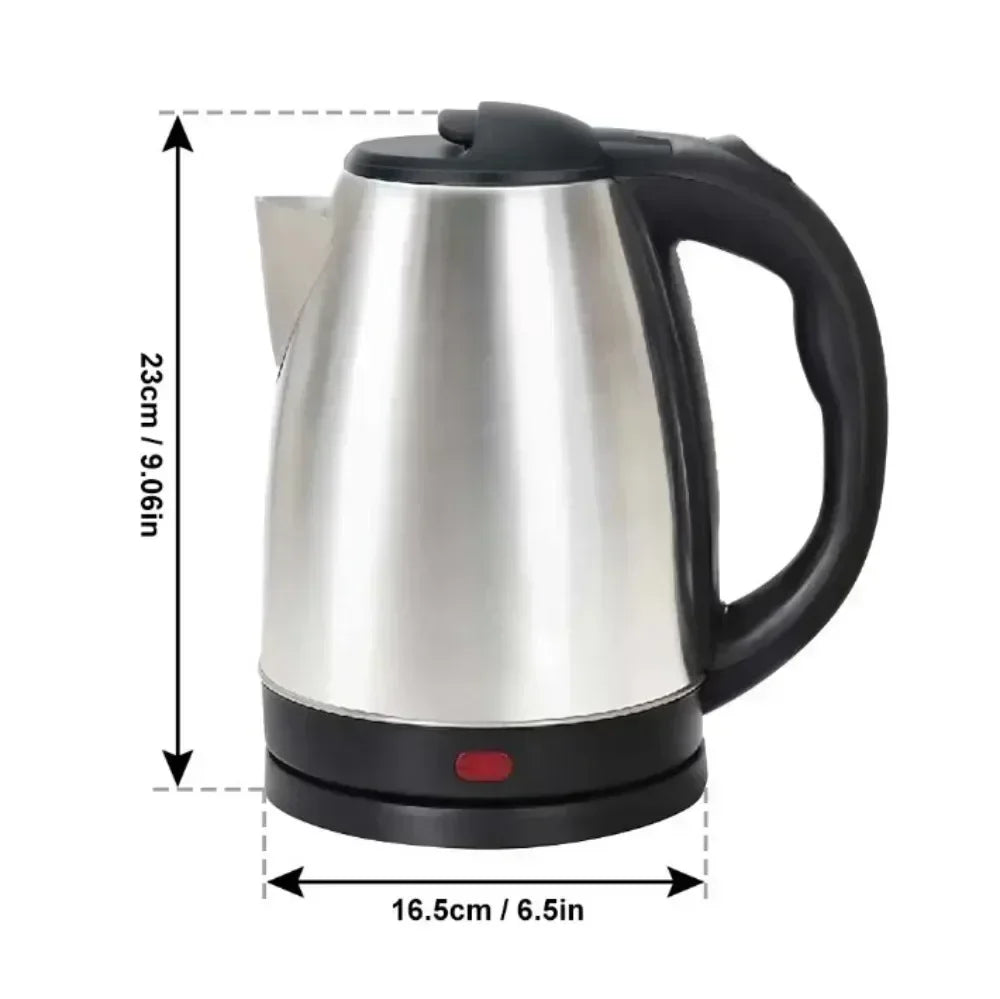 2L Food-grade Stainless Steel Electric Kettle Fast Boiling Hot Water Heater, Multi-purpose Teapot for Coffee, Beverage Daily Use