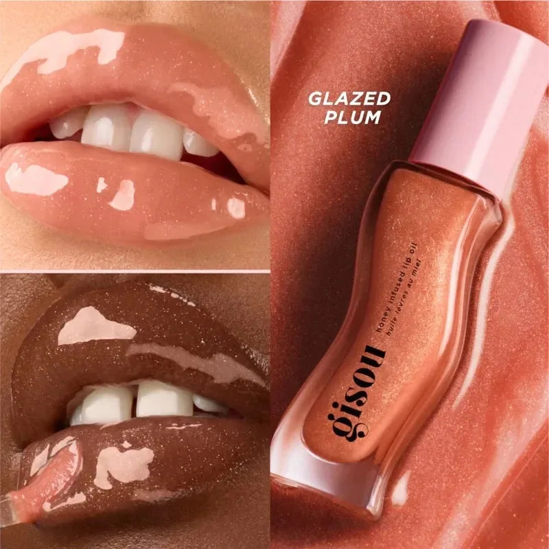Gisou New Autumn Winter Limited Edition Long-lasting Moisturizing Lip Oil Gloss Care Lips Plumping Exfoliating Milky Mocha Gloss