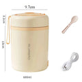 600ML USB Electric Heating Lunch Box Portable Picnic Milk Drink  Food Heater Stainless Steel Food Warmer Container 5V 12V 24V