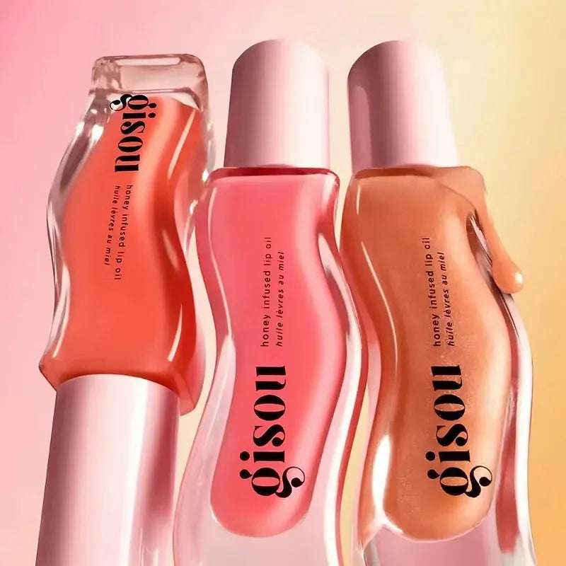 Gisou New Autumn Winter Limited Edition Long-lasting Moisturizing Lip Oil Gloss Care Lips Plumping Exfoliating Milky Mocha Gloss