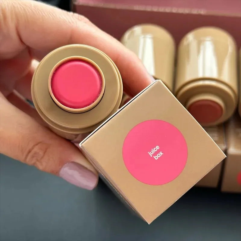 Rhode Pocket Blush LIP Stick Lip And Cheek Hydrating Stick Natural Rouge Powder Blush Cream Lipstick Cheek Easy To Apply Color