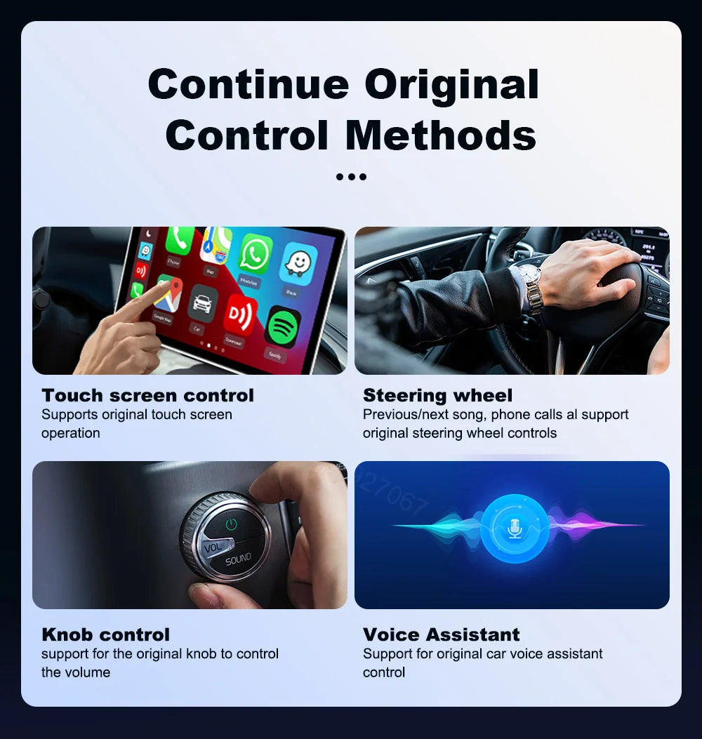 CarlinKit Wireless CarPlay Box Mini Ultra 3 Wired To Wireless CarPlay Adapter USB Plug and Play Wifi Bluetooth Fast Auto Connect