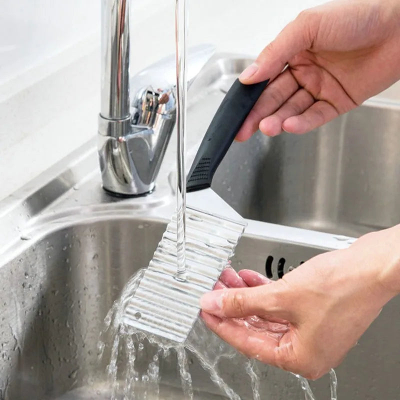 Stainless Steel Potato Chip Slicer Dough Vegetable Fruit Crinkle Wavy Slicer Knife Potato Cutter Chopper French Fry Maker Tool