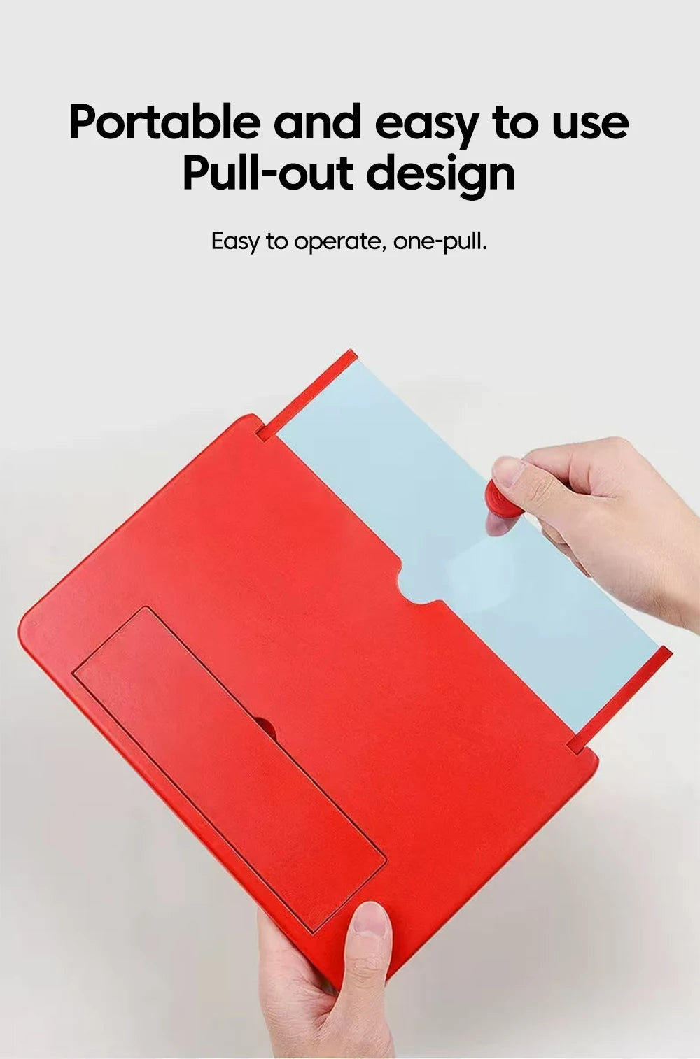 12/10Inch Cell Phone Screen Amplifier Mobile Phone Holder Mobile Phone HD Portable Phone Screen Video Magnifier Stand Bracket