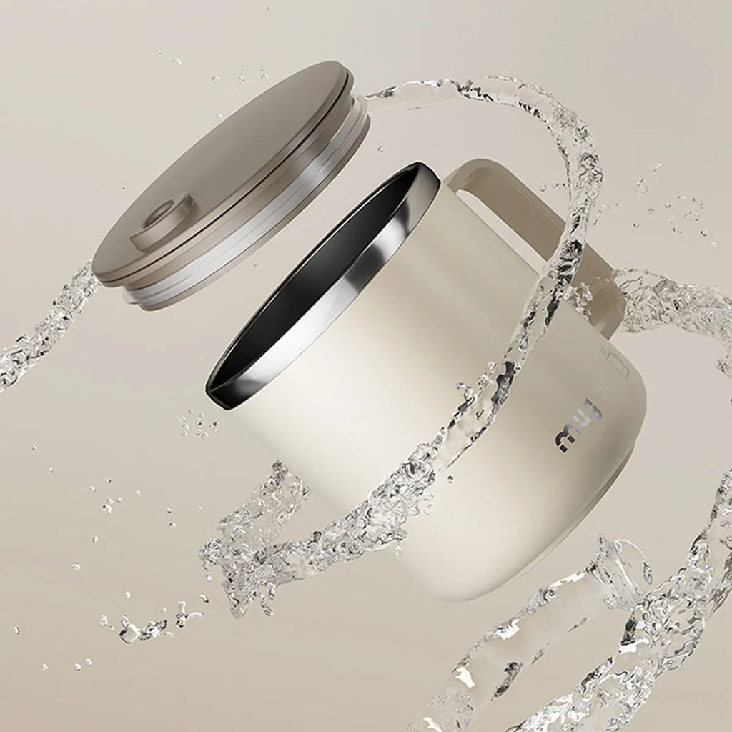 400ML Insulated Coffee Mug With Lid 304 Stainless Steel Double Wall Water Cup Sealed Milk Coffee Cup Student Adult Drinkware