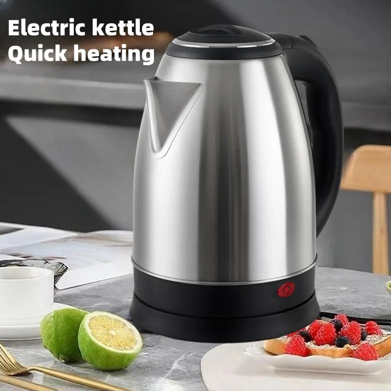 2L Food-grade Stainless Steel Electric Kettle Fast Boiling Hot Water Heater, Multi-purpose Teapot for Coffee, Beverage Daily Use