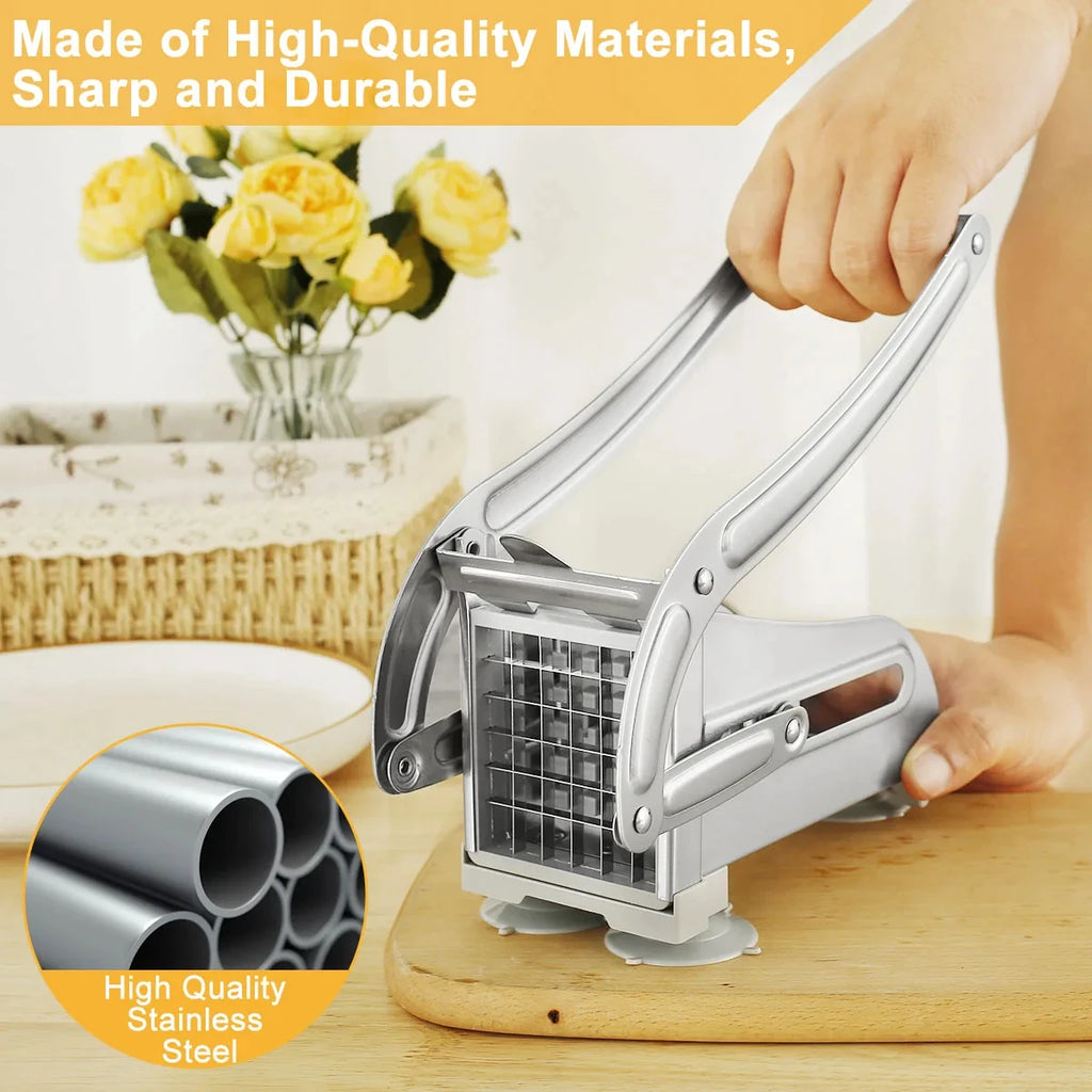 1pc Stainless Steel Manual Potato Cutter French Fries Slicer Potato Chips Maker Meat Chopper Dicer Cutting Machine Tools