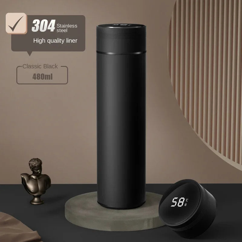 500ML Stainless Steel Thermos Cup with Separator 316 Smart Cup High Value Gift Cup Coffee Cup Father's Gift Cold Cup To Business