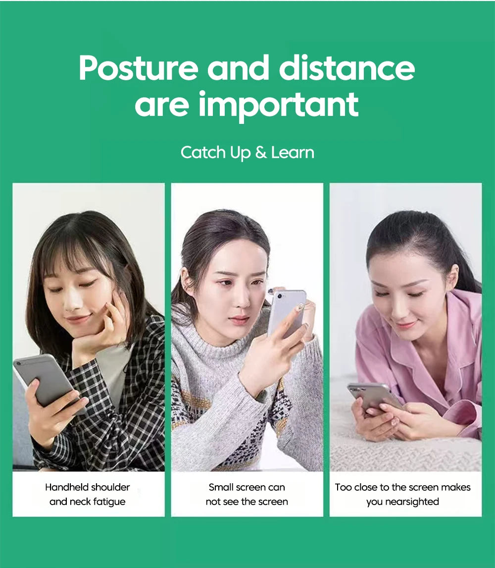 12/10Inch Cell Phone Screen Amplifier Mobile Phone Holder Mobile Phone HD Portable Phone Screen Video Magnifier Stand Bracket