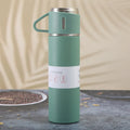 500ML Stainless Steel Vacuum Flask Gift Set Office Business Style Thermos Bottle Outdoor Hot Water Thermal Insulation Couple Cup