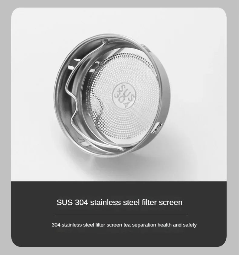 500ML Stainless Steel Thermos Cup with Separator 316 Smart Cup High Value Gift Cup Coffee Cup Father's Gift Cold Cup To Business