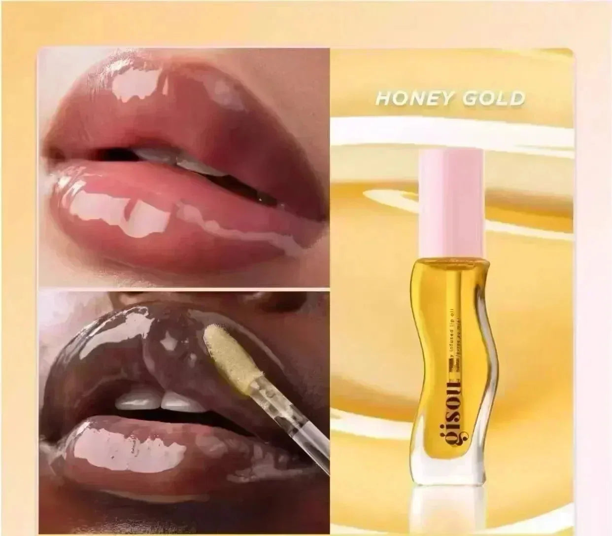 Gisou New Autumn Winter Limited Edition Long-lasting Moisturizing Lip Oil Gloss Care Lips Plumping Exfoliating Milky Mocha Gloss