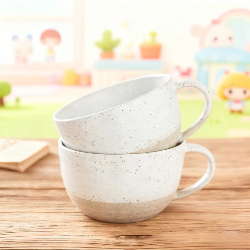 600ml High-value household breakfast cup milk cup large capacity cup wholesale Japanese retro ceramic mug large cup coffee cup